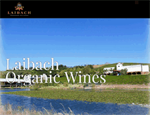 Tablet Screenshot of laibachwines.com